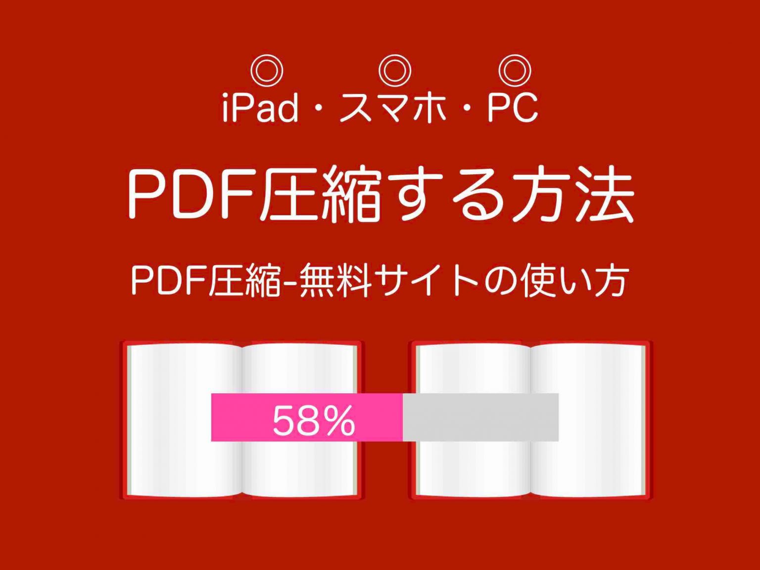 PDF圧縮するには【スマホやiPadでも簡単な圧縮無料サイト2選】 | ホームページ集客講座【初心者用】