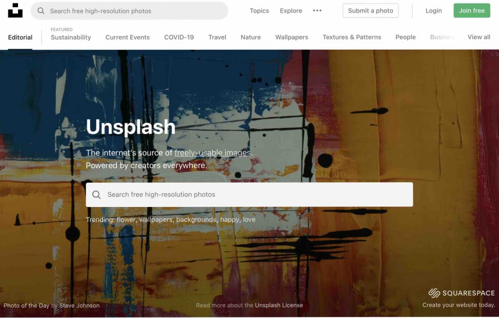 フリー画像素材サイト：Unsplash （かわいい・おしゃれ・かっこいい）