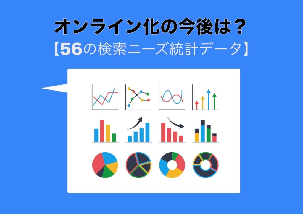 オンライン化の今後は？検索ニーズ統計データ