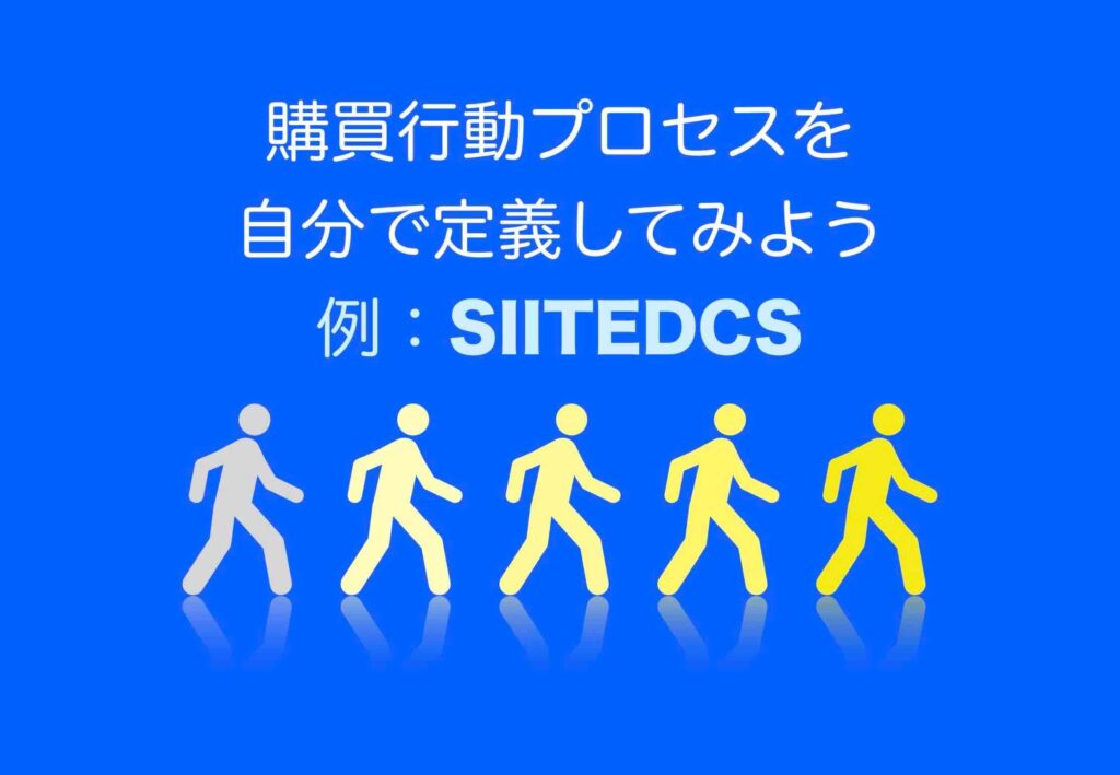 購買行動プロセス例SIITEDCS（シーテデックス）