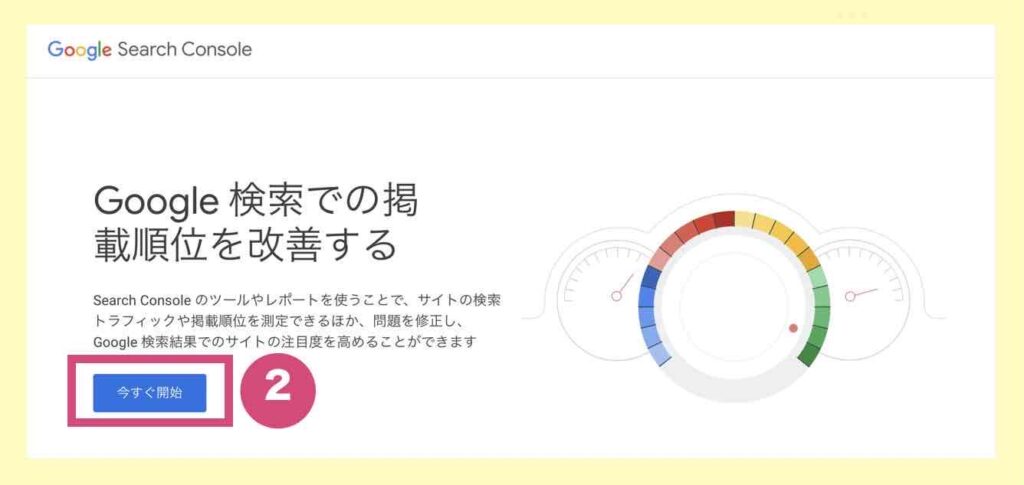 Googleサーチコンソールサイト